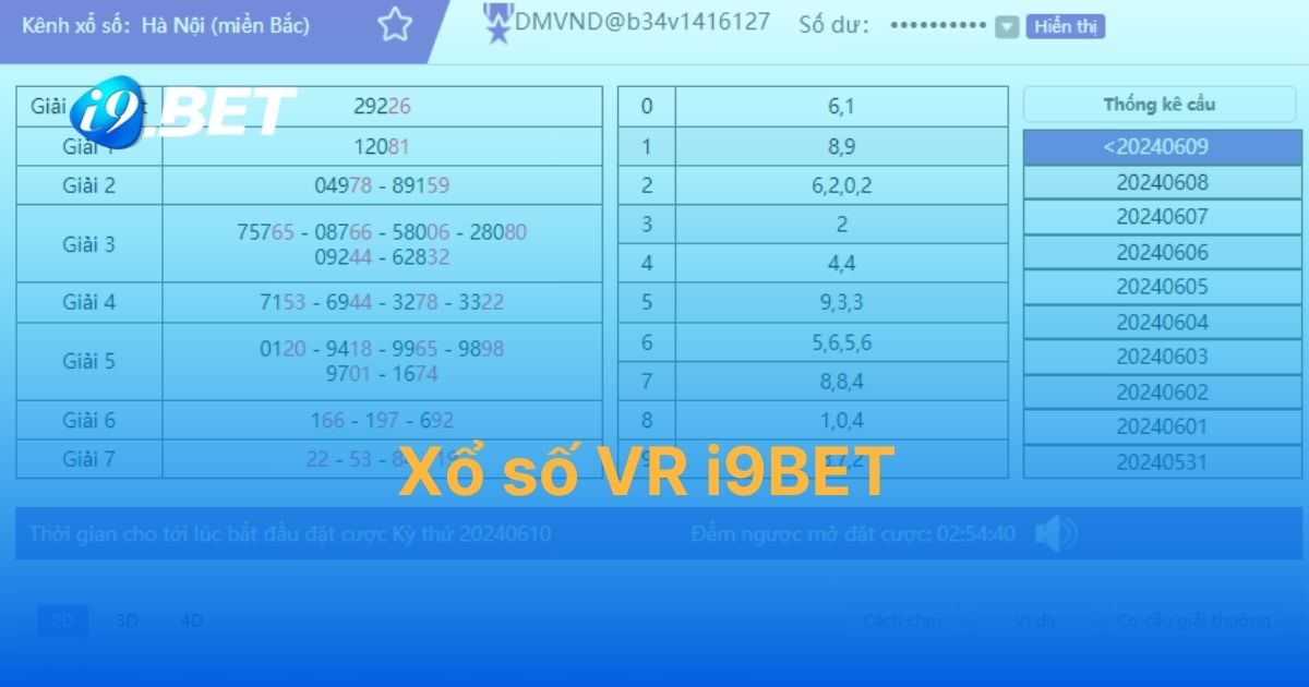 Xổ số VR i9BET